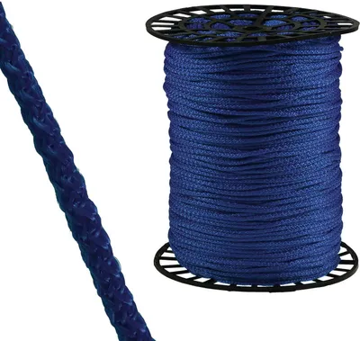 Produktbild von 350m Polypropylenkordel Ø 4mm Polypropylenschnur Kordel Schnur Farbwahl, Farbe:blauviolett