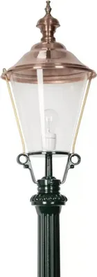 Zdjęcie produktu dla Casa Padrino Secesyjna ogrodowa lampa podłogowa zielona / miedziana Ø 29 x wys. 150 cm - Latarnia ogrodowa - Lampa ogrodowa - Nostalgiczne oświetlenie ogrodowe - Nostalgiczne lampy ogrodowe