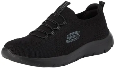 Produktbild von Skechers Damen Summits Top Player Slip-On, Black Knit/Trim, 43 EU