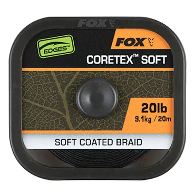 Obrázok produktu pre Fox Fishing Edges Naturals Coretex Soft 20 m 35 lbs-15,8 kg Šnúra