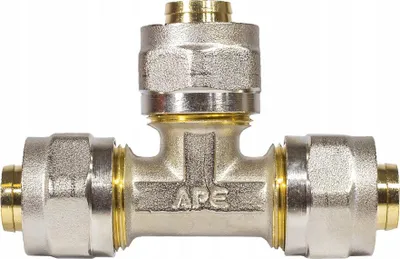 Produktbild von PEX-T-Stück 20×20×20 - Messing - Robust - Einfache Installation - Hohe Dichtheit