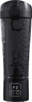 Produktbild von Elektrischer Protein Shaker 700ml Schwarz – LCD Display, Einstellbares Rührwerk, Auslaufsicher & Sturzsicher, Schnelles Mischen von Proteinpulver, Kaffee & Getränken