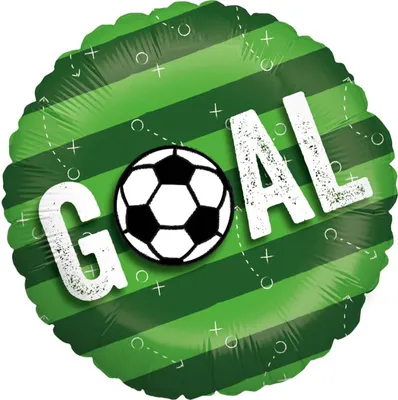 Produktbild von Folienballon Fußball Goal grün Ø 45 cm 1 Stück