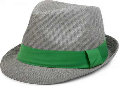 Produktbild von styleBREAKER Trilby Hut, leichter Papierhut mit kontrastfarbigem Zierband, Uni 04025002