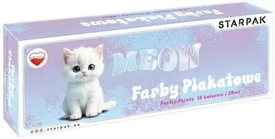 Zdjęcie produktu dla Farby plakatowe 12 kolorów - STARPAK