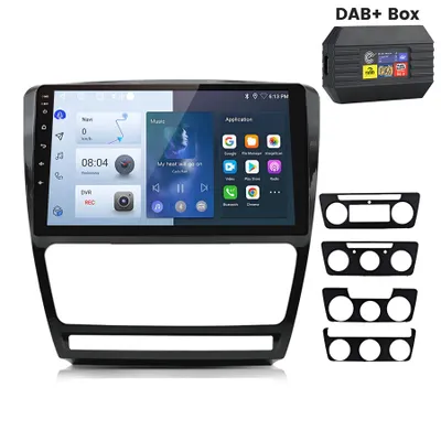 Image de Für Skoda Octavia 2008-2013 Android13 2+32G carplay android Auto radio GPS Navi BT WiFi DAB SWC FM mit DAB