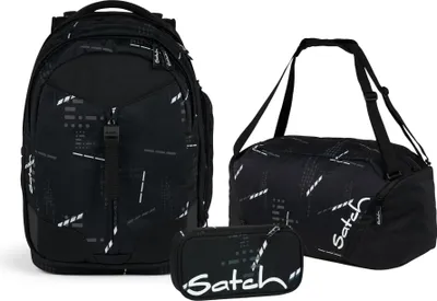 Produktbild von Satch Schulrucksack-Set MATCH Ninja Matrix, Mäppchen + Sporttasche