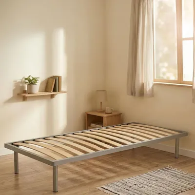 Produktbild von Dpira-Einzelbettgestell, orthopädisches Untergestell aus Birkensperrholz mit 14 Latten, 100 % Italy, 80 x 200 x 34 cm