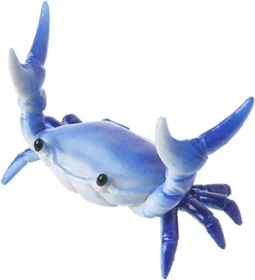 Produktbild von Kreativer und niedlicher Stiftehalter in Krabbenform, blau, Schreibtischaccessoire