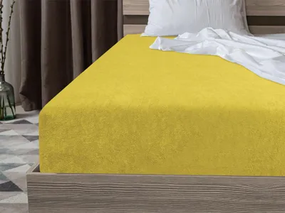 Obrázok produktu pre Froté plachta EXCLUSIVE žltá 140x200 cm