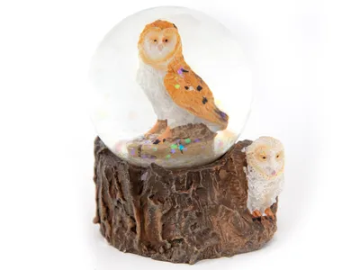 Produktbild von Schneekugel Poly Mini - Schleiereule