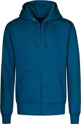 Immagine prodotto di X.O by Promodoro 1650 | Giacca con cappuccio X.O da uomo, Molton-Brushed - Colore: Petrol - Taglia: XL