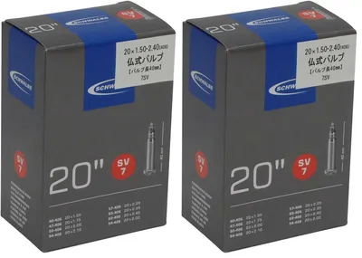 Produktbild von Schwalbe 10415313V, Presta-Ventil, 20", 25,4 - 50,8 mm, 4 cm, Schwarz, Deutschland