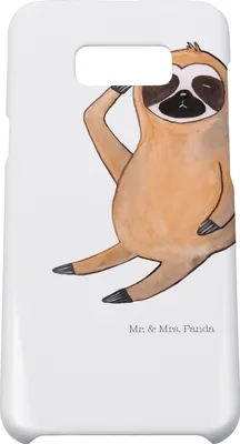 Produktbild von Mr. & Mrs. Panda Samsung Galaxy S8 plus Handyhülle  Faultier Vogel - Weiß - Geschenk, Lieblingstier, Handy, Morgenmuffel, Genervt, Müde, Hülle, Nachdenklich, Cover, Case