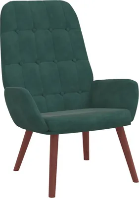 Immagine prodotto di Sedia Relax Verde Scuro in Velluto