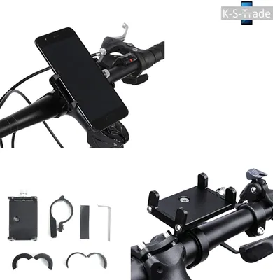 Produktbild von K-S-Trade Handyhalterung für das Fahrrad kompatibel mit Samsung Galaxy S10 (Dual-SIM) Halter Lenkstange Fahrradhalterung Motorrad Bike Mount
