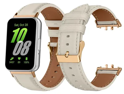 Productafbeelding van Leren Horlogeband voor Samsung Galaxy Fit 3