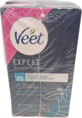 Produktbild von Veet Haarentfernung Streifen Körperpflege Expert 48 Stück sanfte Pflege empfindliche Haut