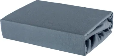 Produktbild von Bettlaken Spannbettlaken Laken aus Baumwolle 100% Jersey – 80x160 Anthrazit