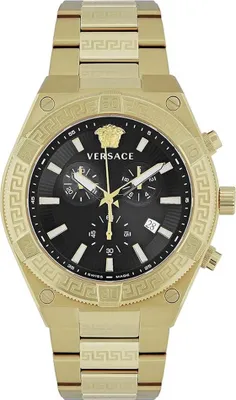 Produktbild von Versace Herren Uhr Armbanduhr Chronograph Sporty GRECA VESO00922 Edelstahl