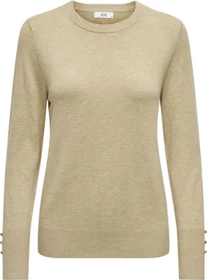 Produktbild von JDY Strickpullover Rundhals Knopfdetails Knit Fit Größe: L