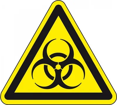 Produktbild von Dreifke® Schild I Warnschild Warnung vor Biogefährdung, Kunststoff, SL 200mm,...