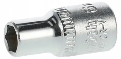 Produktbild von Schmith Steckschlüssel-Einsatz Sechskant AS-DRIVE 1/4 Zoll 6 mm aus CrV Stahl Profi Werkstatt Werkzeug