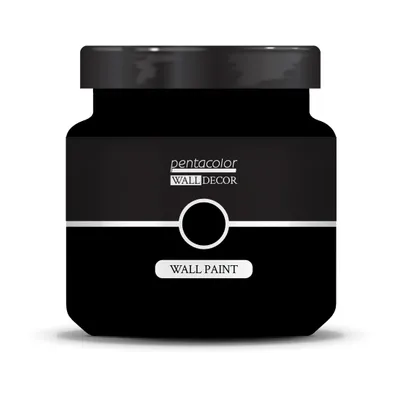 Produktbild von PENTART Wandfarbe, 1000 ml, Tiefschwarz