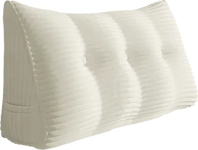 Zdjęcie produktu dla Duża ergonomiczna poduszka klinowa pod zagłówek ze sztruksu, poduszka do czytania, poduszka klinowa, poduszka na plecy, poduszka wypoczynkowa, poduszka dekoracyjna