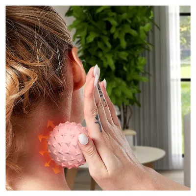 Produktbild von Massageball mit Stacheln – 1,7 Zoll | Faszienmassageball für Tiefengewebe | Triggerpunktbälle zur Muskelregeneration und Schmerzlinderung