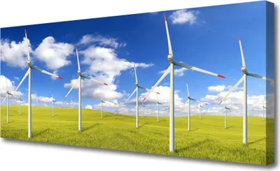 Produktbild von Tulup Leinwand-Bilder 125x50 Wandbild Canvas Kunstdruck Acker Architektur