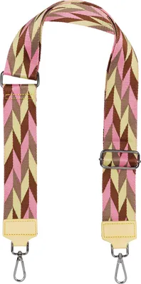 Produktbild von styleBREAKER Breiter Taschen Schulterriemen verstellbar mit Rauten Muster, Wechsel Taschengurt, Handyband, Handykette 02013031