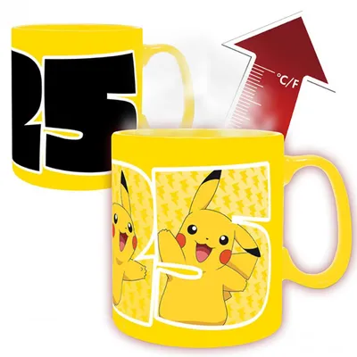 Pokémon Pikachu Wärmewechsel-Tasse 460 ml Keramik