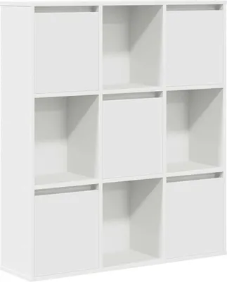 Zdjęcie produktu dla Regał, biały, 89x24x101,5 cm, materiał drewnopochodny