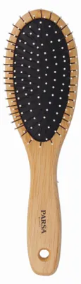 Produktbild von PARSA Beauty Essential Holz Haarbürste Massage Metallpins Entwirrer