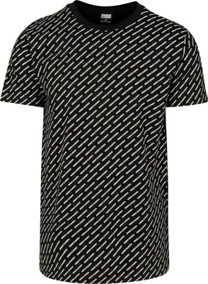Produktbild von Urban Classics T-Shirt Allover Logo Tee Black-XL