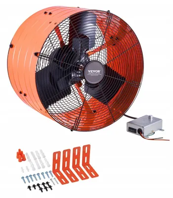 Zdjęcie produktu dla Wentylator Wyciągowy420X27 Mm Z Regulowanym Termostatem Energooszczędne