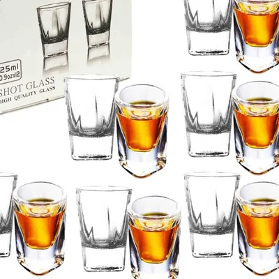 Produktbild von Wodkagläser set aus 12 St. Schnaps Likör 25 ml