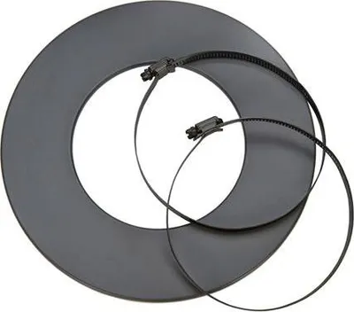 Produktbild von Rosette für Aluflexrohre Ø 100 mm grau