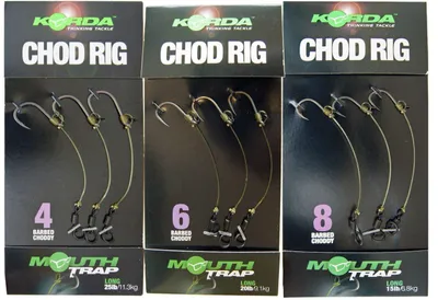 Produktbild von Korda Chod Rig Long 7,5cm - 3 Karpfenmontagen, Größe:6