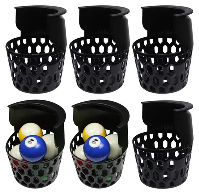 Productafbeelding van Elzusha - Set van 6 Billiard Tafelzakken van Duurzaam Plastic