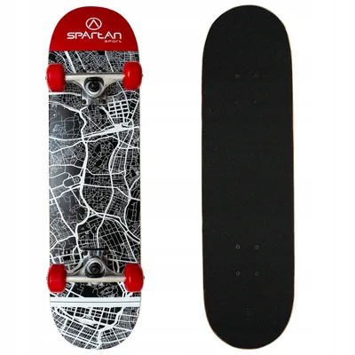 Obrázek produktu pro Skateboard UTOP SKULL MAPLE 31X8 SPARTAN černá
