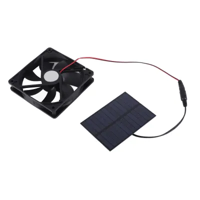 Produktbild von Súprava ventilátora so solárnym panelom, Súprava ventilátora so solárnym pohonom, Súprava vodotesného ventilátora so solárnym pohonom, Súprava ventilátora so solárnym pohonom, Ventilátory pre domácnosť
