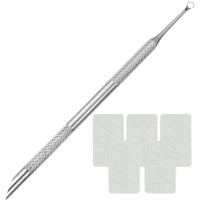 Productafbeelding van Nagelriemduwer - 2-in-1 - RVS - Met schuurpapier
