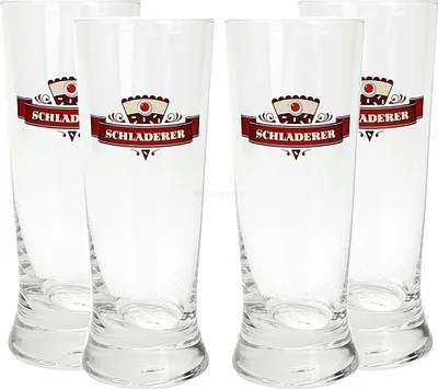 Produktbild von Schladerer Kirschwasser, Szene Becher, Longdrinkglas - 4er Set Glas / Gläser - 4x Schladerer Glas