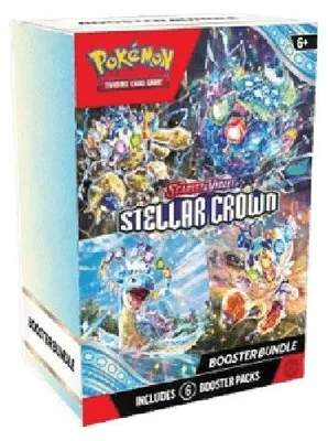 Produktbild von Pokemon Stellar Crown Booster Bundle German