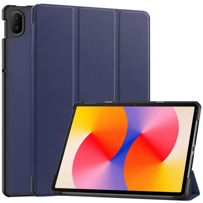 Productafbeelding van 2-in-1 set: tablet hoesje en glazen bescherming voor Huawei MatePad 11.5S / Air 11.5. Slanke hoes met displaybescherming, standfunctie en automatische slaap-/waakfunctie