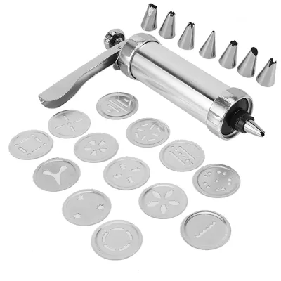 Kekspresse aus Aluminiumlegierung, 7 Spritzdüsen, 13 Formen