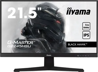 Obrázok produktu pre iiyama G-MASTER G2245HSU-B2, 54,6 cm (21.5"), 1920 x 1080 px, Full HD, LED, 1 ms, Čierna