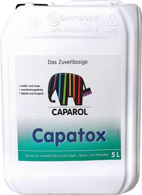 Produktbild von CAPAROLCapatox Reinigung von Algen Pilze Schimmelbefall Moss Biozid-Lösung 5 L